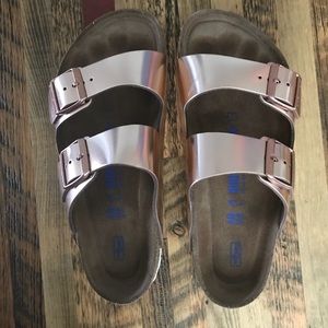 Metallic Copper Birkenstock 9/40